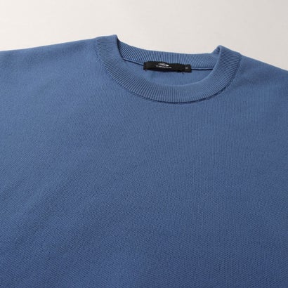 ライフスタイル ウェア ウォッシャブルニットクルーネックセーター （BLUE）｜詳細画像