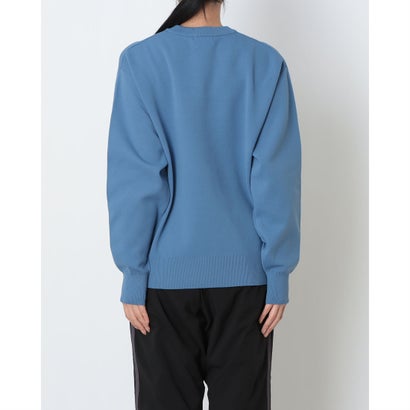ライフスタイル ウェア ウォッシャブルニットクルーネックセーター （BLUE）｜詳細画像