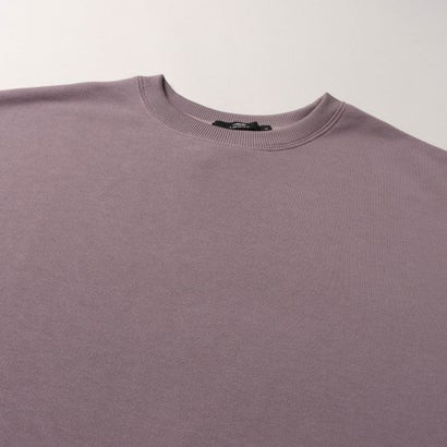 ティゴラ TIGORA スウェットトレーナー 薄手スウェットレイヤードロングTシャツ （PURPLE）｜詳細画像