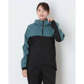レディース ウインドジャケット 防風ジャケット TR-9A2536WJ （ピーコックグリン*BK）