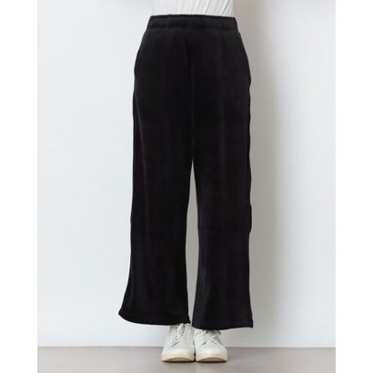 レディース フィットネス ロングパンツ ベロアワイドパンツ TR-3F2536LP （BK）｜詳細画像