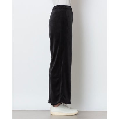 レディース フィットネス ロングパンツ ベロアワイドパンツ TR-3F2536LP （BK）｜詳細画像