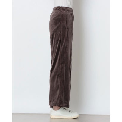 レディース フィットネス ロングパンツ ベロアワイドパンツ TR-3F2536LP （DBR）｜詳細画像