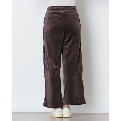 レディース フィットネス ロングパンツ ベロアワイドパンツ TR-3F2536LP （DBR）｜詳細画像