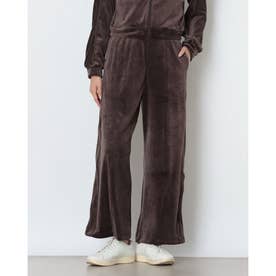 レディース フィットネス ロングパンツ ベロアワイドパンツ TR-3F2536LP （DBR）