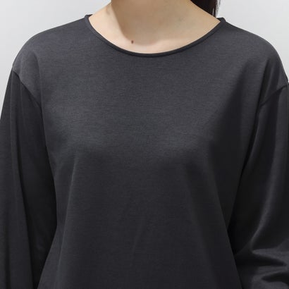 ティゴラ TIGORA 長袖インナーシャツ TIGORASLEEP レディス長袖チュニック_一般医療機器 （チャコールグレー）｜詳細画像