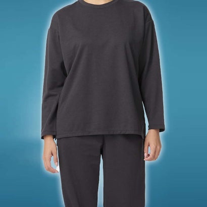 長袖インナーシャツ TIGORASLEEP レディス長袖Tシャツ_一般医療機器 （チャコールグレー）｜詳細画像