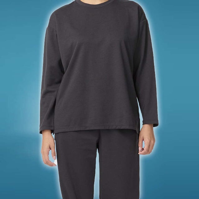 長袖インナーシャツ TIGORASLEEP レディス長袖Tシャツ_一般医療機器 （チャコールグレー）