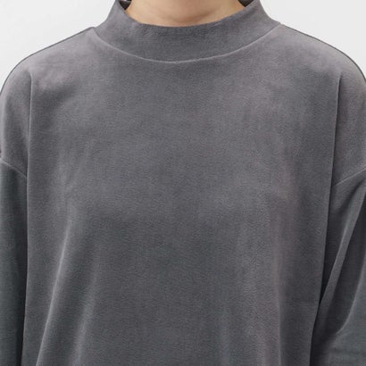 長袖インナーシャツ TIGORASLEEP レディス長袖Tシャツ ベロア素材_一般医療機器 （グレー）｜詳細画像
