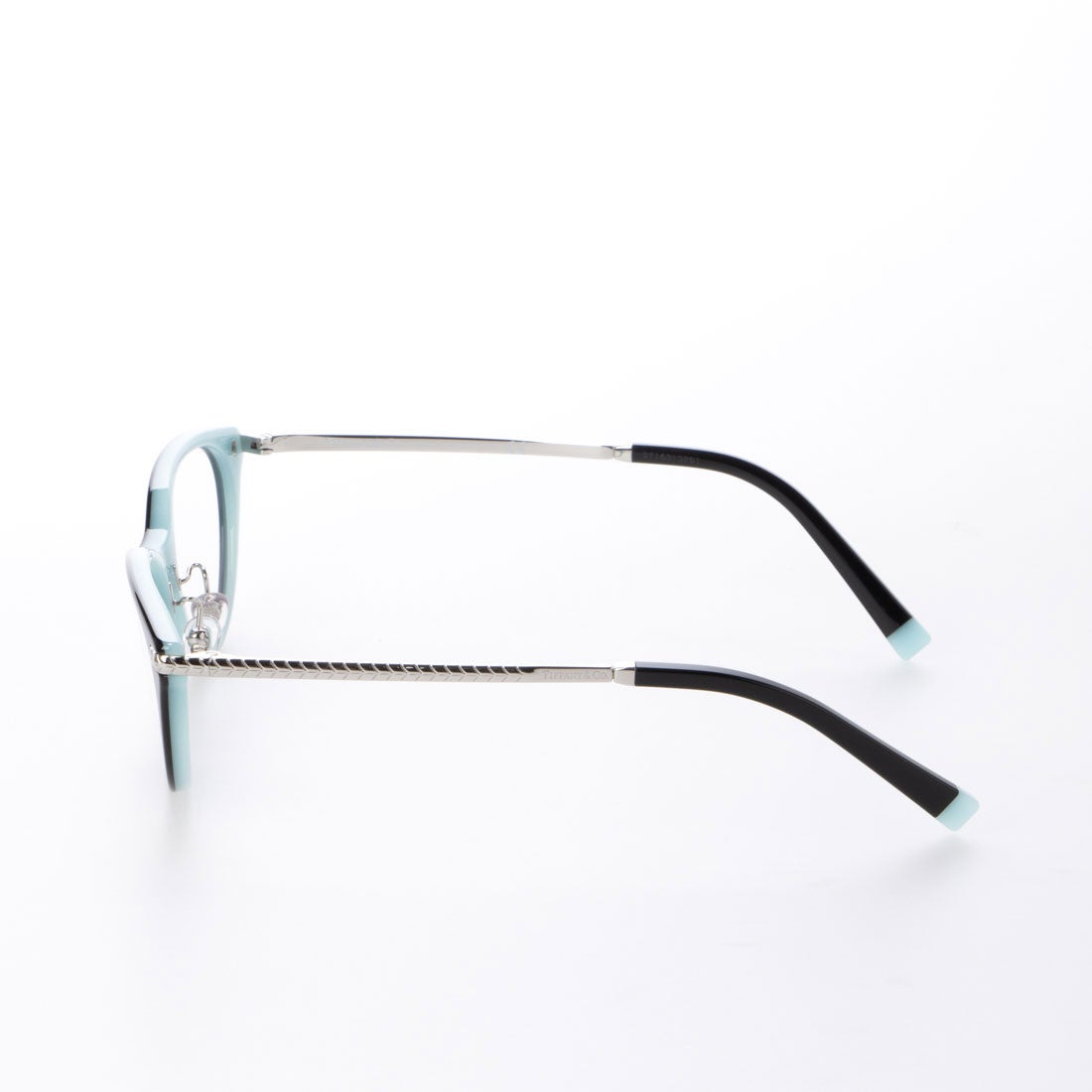 ティファニー TIFFANY メガネ 眼鏡 アイウェア レディース メンズ （ブラックオンティファニーブルー）