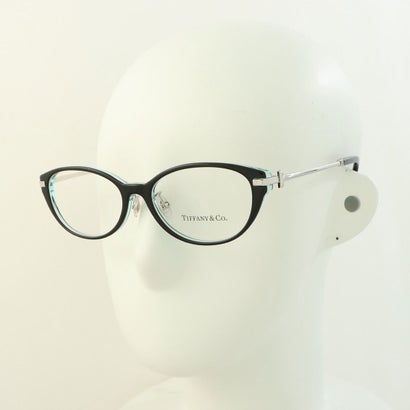 ティファニー TIFFANY&Co. メガネ 眼鏡 アイウェア レディース メンズ （ブラック/シルバー）｜詳細画像