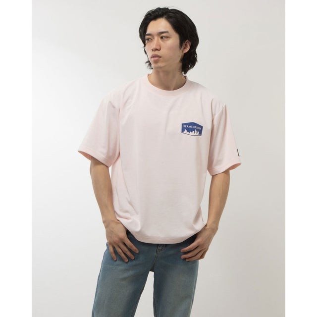 
                    メンズ 半袖Tシャツ ドライビッグTシャツ TR-9P1054TS （PINK）