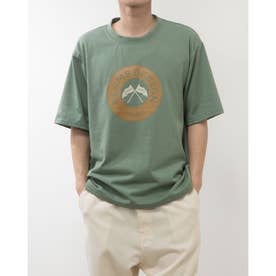 メンズ 半袖Tシャツ カレッジロゴTシャツ TR-9P1074TS （GREEN）