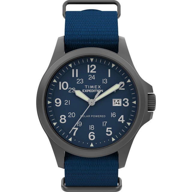 エクスペディション ノース フィールド ポスト ソーラー 41mm （ブルー）