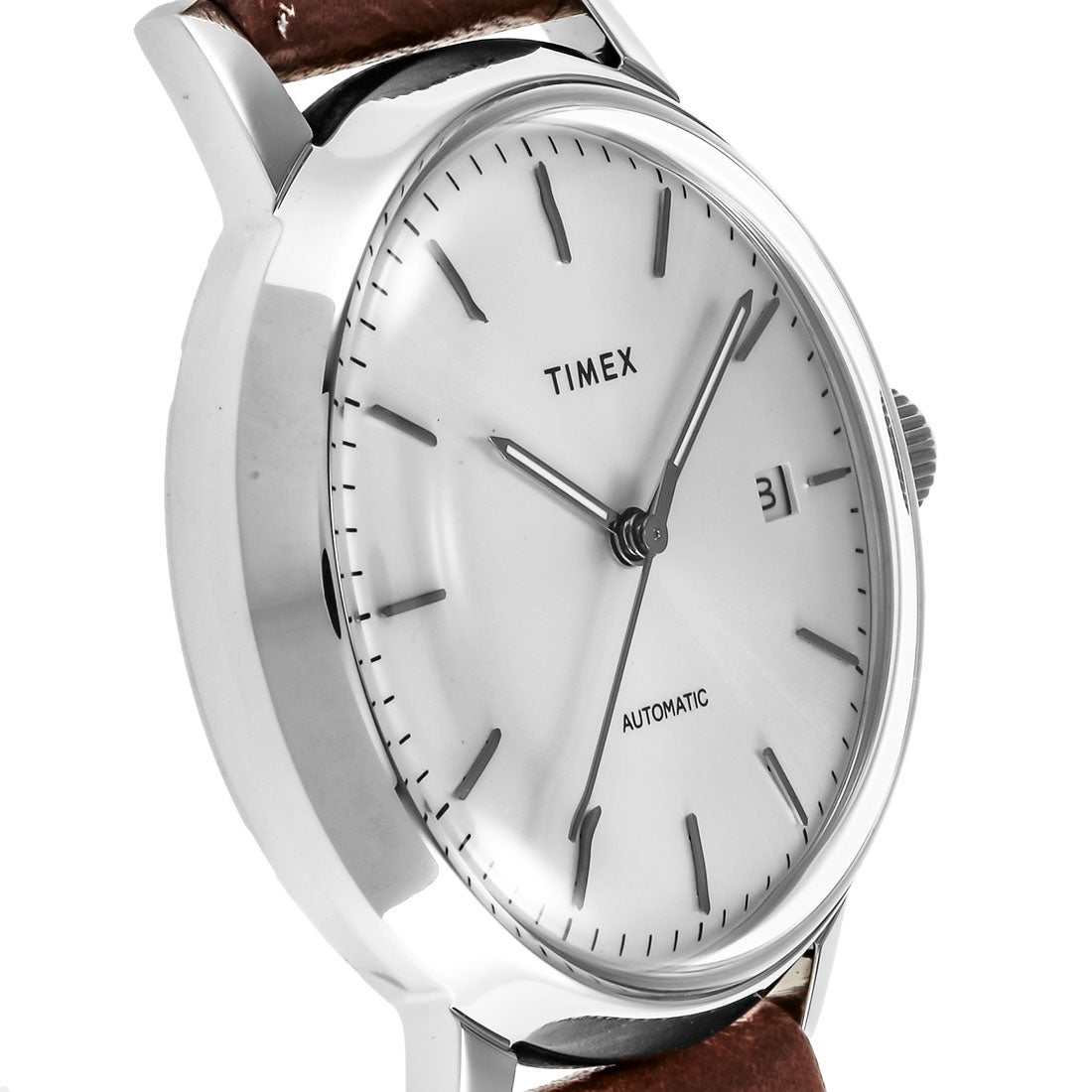 タイメックス TIMEX マーリン オートマチック メンズ 時計 TW2T22700 自動巻 シルバー レザー （シルバー）