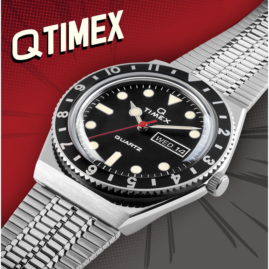 タイメックス TIMEX Q TIMEX メンズ 時計 TW2U61800 クォーツ ブラック ステンレススチール （ブラック） -waja  bazar 海外ファッションブランド通販サイト【公式】
