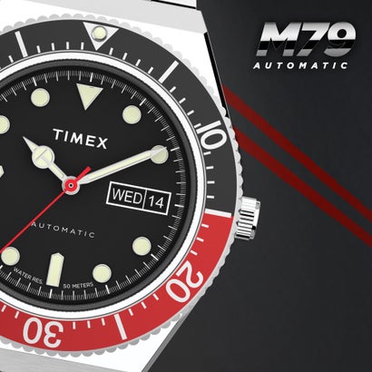 タイメックス TIMEX M79 メンズ 時計 TW2U83400 自動巻 ブラック ステンレススチール （ブラック）｜詳細画像