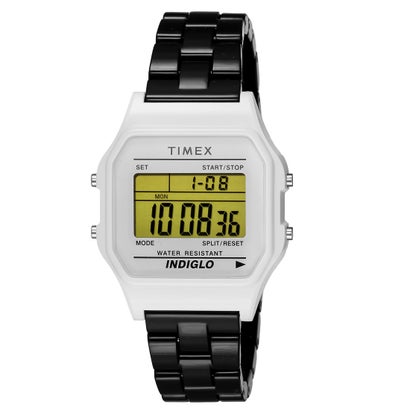 タイメックス TIMEX タイメックス TIMEX クラシックデジタル メンズ 時計 TW2V20100-1 クォーツ ホワイト レジン （ホワイト）｜詳細画像