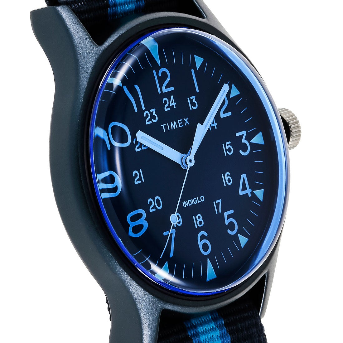 タイメックス TIMEX MK1アルミニウム カリフォルニア ユニセックス 時計 TW2T25100 クォーツ ブルー ファブリック （ブルー）  -靴＆ファッション通販 ロコンド〜自宅で試着、気軽に返品