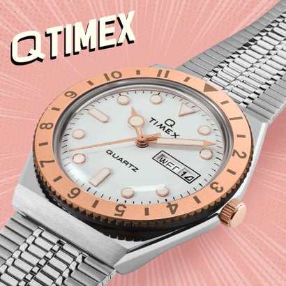 タイメックス TIMEX Q TIMEX ユニセックス 時計 TW2U95600 クォーツ シルバー ステンレススチール （シルバー）｜詳細画像
