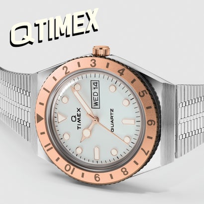 タイメックス TIMEX Q TIMEX ユニセックス 時計 TW2U95600 クォーツ シルバー ステンレススチール （シルバー）｜詳細画像