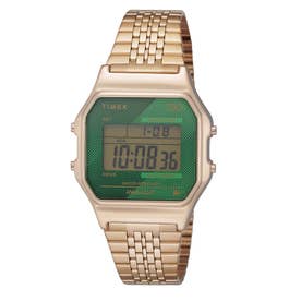 Timex 80 ユニセックス 時計 TW2V19700 クォーツ デジタル ステンレススチール （デジタル）