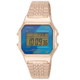 Timex 80 ユニセックス 時計 TW2V19600 クォーツ デジタル ステンレススチール （デジタル）