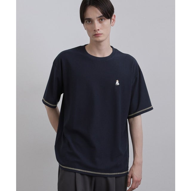 ゴーストワンポイントTシャツ （ネイビー(094)）