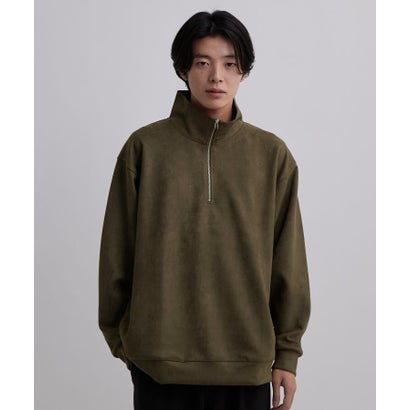 シルキータッチスエードハーフジップ （ブラック(019)）｜詳細画像