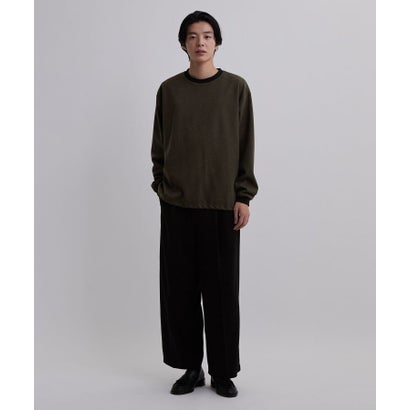 ティーケー タケオ キクチ tk.TAKEO KIKUCHI 【吸湿発熱】CLEAN COMFORT クルーネックプルオーバー （チャコールグレー(014)）｜詳細画像
