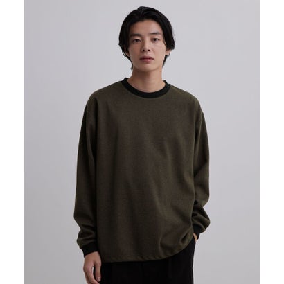 ティーケー タケオ キクチ tk.TAKEO KIKUCHI 【吸湿発熱】CLEAN COMFORT クルーネックプルオーバー （チャコールグレー(014)）｜詳細画像