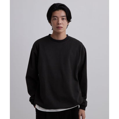 ティーケー タケオ キクチ tk.TAKEO KIKUCHI 【吸湿発熱】CLEAN COMFORT クルーネックプルオーバー （チャコールグレー(014)）｜詳細画像