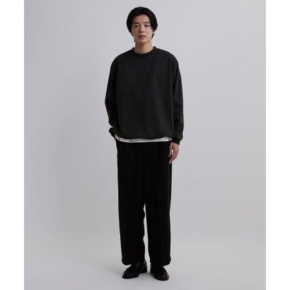 ティーケー タケオ キクチ tk.TAKEO KIKUCHI 【吸湿発熱】CLEAN COMFORT クルーネックプルオーバー （チャコールグレー(014)）｜詳細画像