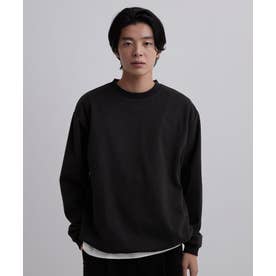 【吸湿発熱】CLEAN COMFORT クルーネックプルオーバー （ブラック(019)）