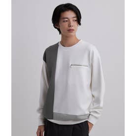 カッティングデザインスウェット （オフホワイト(003)）