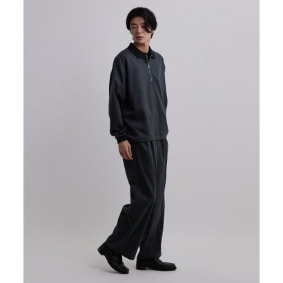 ティーケー タケオ キクチ tk.TAKEO KIKUCHI 【吸湿発熱】CLEAN COMFORT ワイドパンツ （チャコールグレー(014)）｜詳細画像
