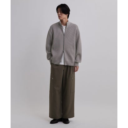 ZIPスラックスカーゴパンツ （ブラック(019)）｜詳細画像