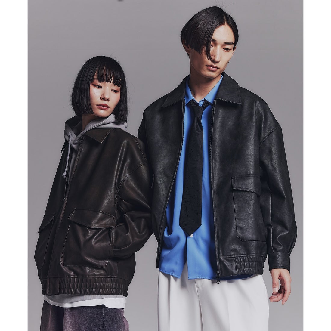 ティーケー タケオ キクチ tk.TAKEO KIKUCHI Aー2シンセティックレザー 