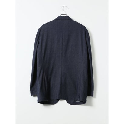 グランバック GRAND-BACK 【大きいサイズ】ジャケット メンズ ビジネス セットアップ可能 ストレッチ ハンドウォッシャブル デニム調 2ボタン テーラード グランバック （紺）｜詳細画像