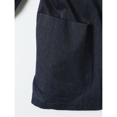 グランバック GRAND-BACK 【大きいサイズ】ジャケット メンズ ビジネス セットアップ可能 ストレッチ ハンドウォッシャブル デニム調 2ボタン テーラード グランバック （紺）｜詳細画像