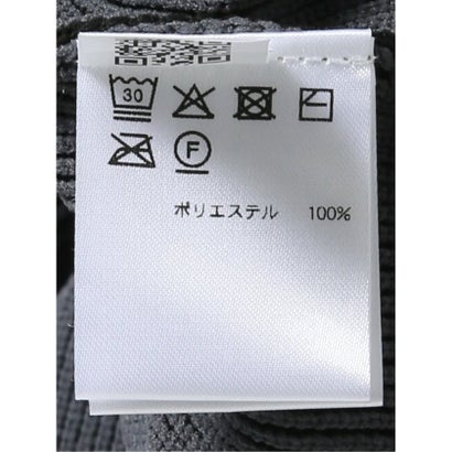 【大きいサイズ】フィラ ゴルフ ニット セーター メンズ 長袖 ストレッチ ウォッシャブル クルーネック 畦 プレーティング （黒）｜詳細画像