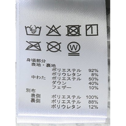 グランバック GRAND-BACK 【大きいサイズ】フィラ ゴルフ ダウン ブルゾン メンズ ストレッチ 撥水 保温 ハイブリッド スタンドカラー フルジップ セットアップ可能 （黒）｜詳細画像