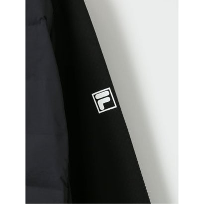 グランバック GRAND-BACK 【大きいサイズ】フィラ ゴルフ ダウン ブルゾン メンズ ストレッチ 撥水 保温 ハイブリッド スタンドカラー フルジップ セットアップ可能 （黒）｜詳細画像