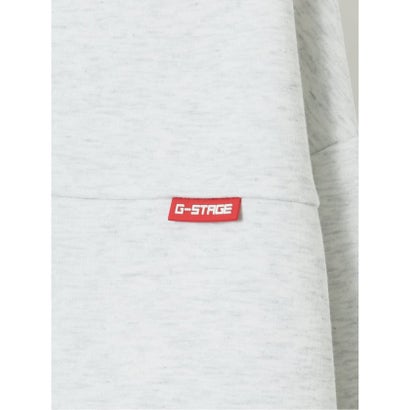 【大きいサイズ】ジーステージ プルオーバー パーカー メンズ 長袖 綿混 ダンボール フーディー セットアップ可能 （黒）｜詳細画像