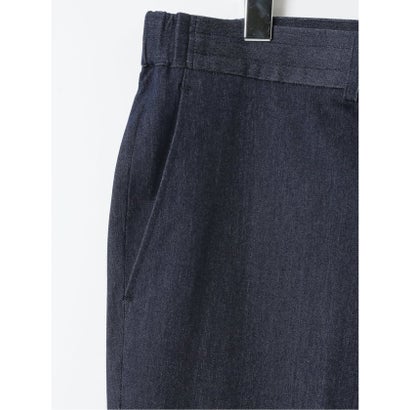 グランバック GRAND-BACK 【大きいサイズ】スラックス メンズ ビジネス パンツ セットアップ可能 ストレッチ デニム調 ノータック テーパード グランバック （紺）｜詳細画像