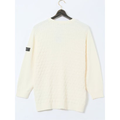 グランバック GRAND-BACK 【大きいサイズ】ジーステージ ニット セーター メンズ 長袖 ストレッチ ウォッシャブル クルーネック ブリスター （紺）｜詳細画像