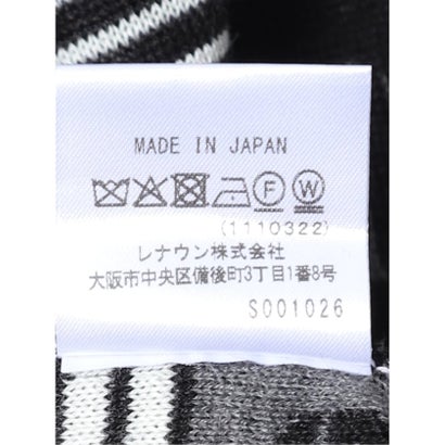【大きいサイズ】カステルバジャック ニット セーター メンズ 長袖 ストレッチ クルーネック ウール混 ロゴジャガード （黒）｜詳細画像