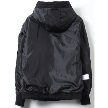 グランバック GRAND-BACK 【大きいサイズ】ブルゾン アウター メンズ 撥水 防風 防花粉 ストレッチ ウォッシャブル フード 中綿 オールウェザー グランバック （黒）｜詳細画像
