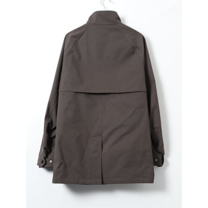 グランバック GRAND-BACK 【大きいサイズ】コート メンズ ビジネス ストレッチ 撥水 中綿 スタンドカラー 比翼 フルジップ ハーフ オックス （カーキ）｜詳細画像