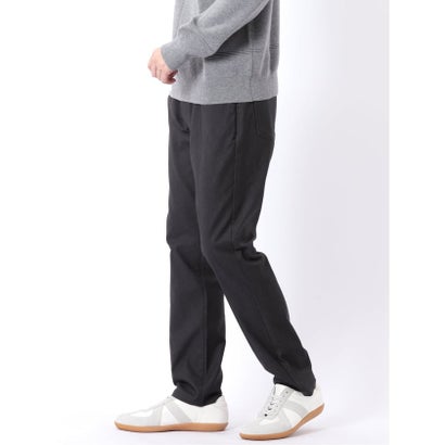 パンツ メンズ ストレッチ 裏起毛 スリム 5ポケット テーパード ソラーロ クロスストレッチ + ウォーム （黒）｜詳細画像